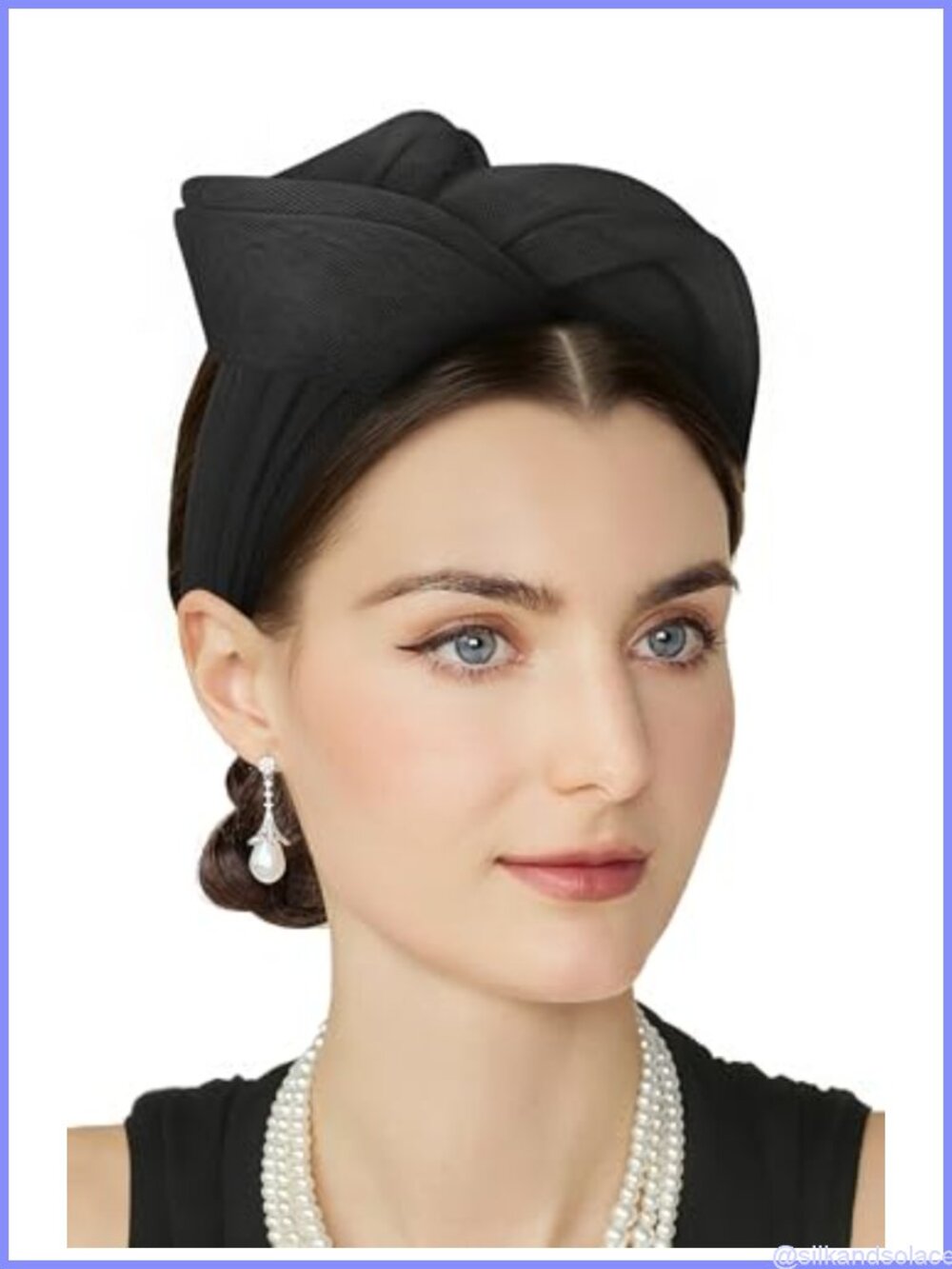 Tulle Knot Fascinator Headband Derby Tea Party